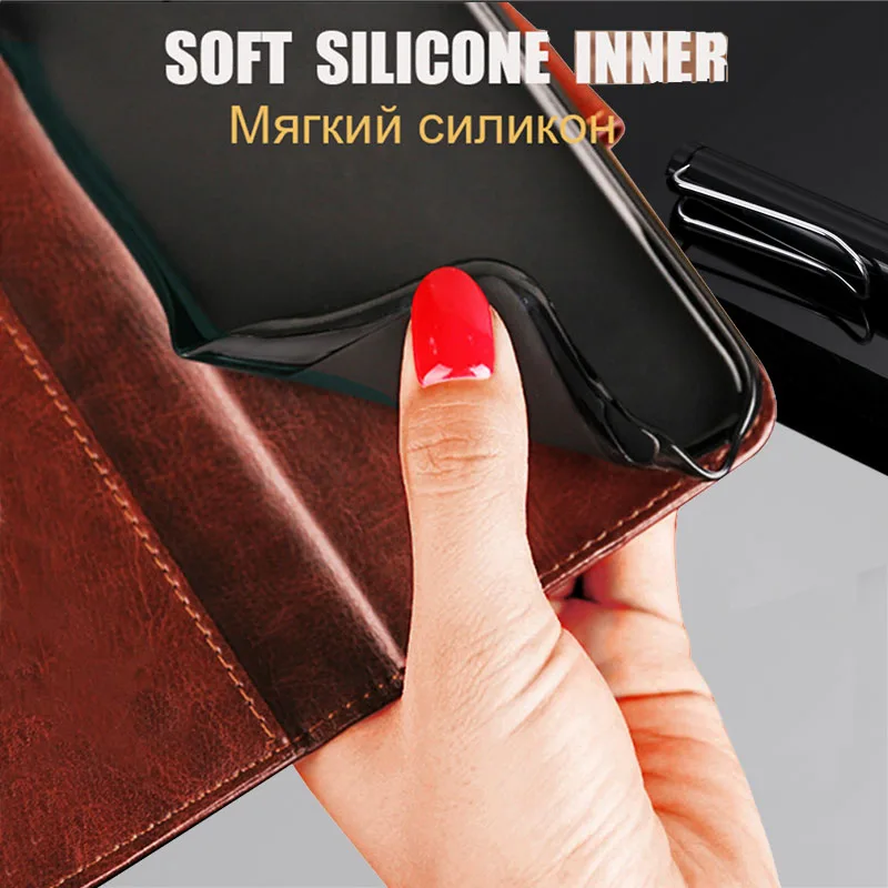 Flip Cover pro Homtom HT17 Obchodní Případ Kožené Luxusní S Magnetem Peněženka Pouzdro pro Homtom HT17 Pro Telefon Kryt 2