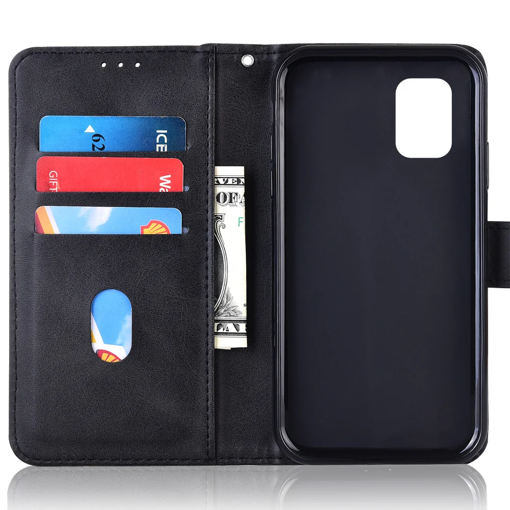 Flip Kožené Telefon Pouzdro pro Xiaomi Mi 10 Lite Wallet Cover stand coque 4