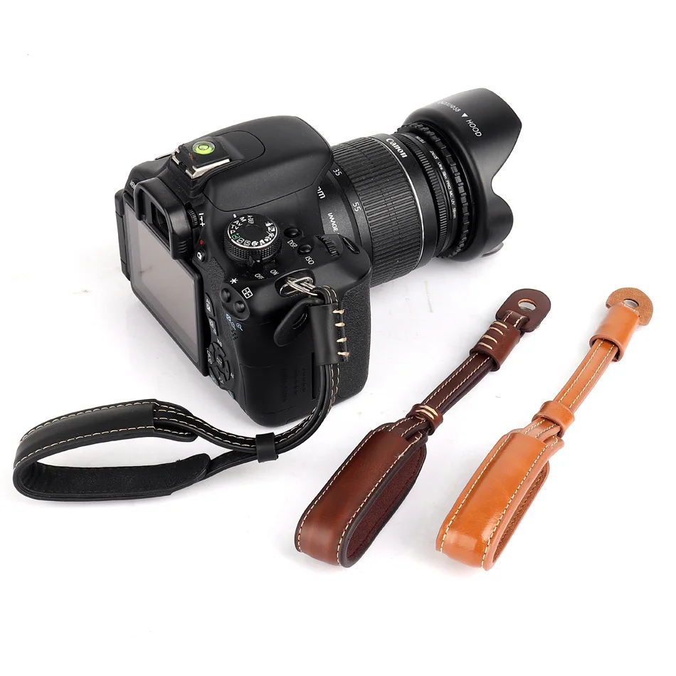 Fotoaparát Popruh PU Kůže Kamera Zápěstí Hand Strap Grip Pro Canon EOS 5D Mark III IV 7D 6D II 200D 100D 80D 77D 70D 60D M50 M100 M6 1