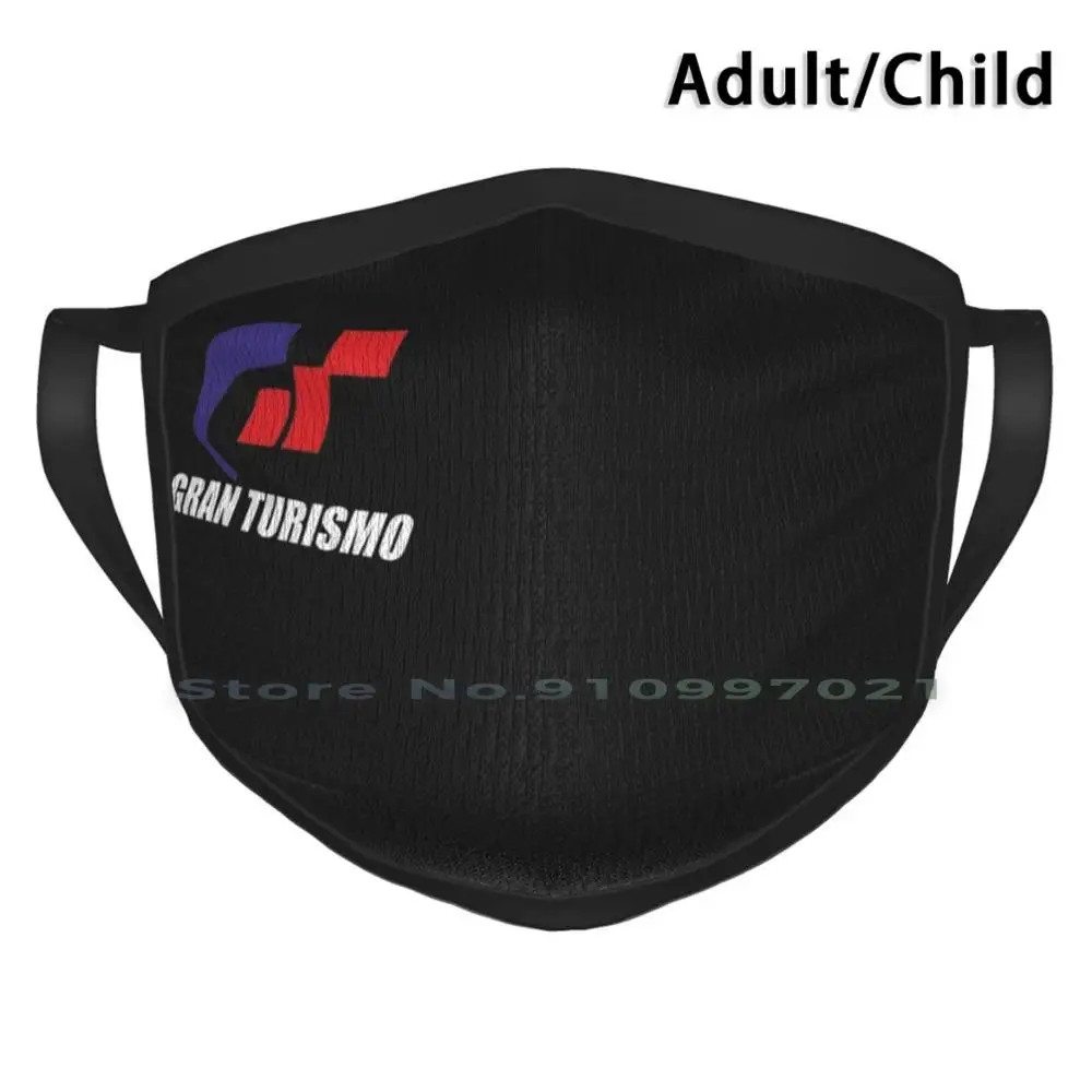 Gran Turismo Non - Jednorázové Ústa Tváře Masky Pm2.5 Filtry Pro Dítě, Dospělého Gran Turismo Auto, Rally Závodní Hry, Sport 1