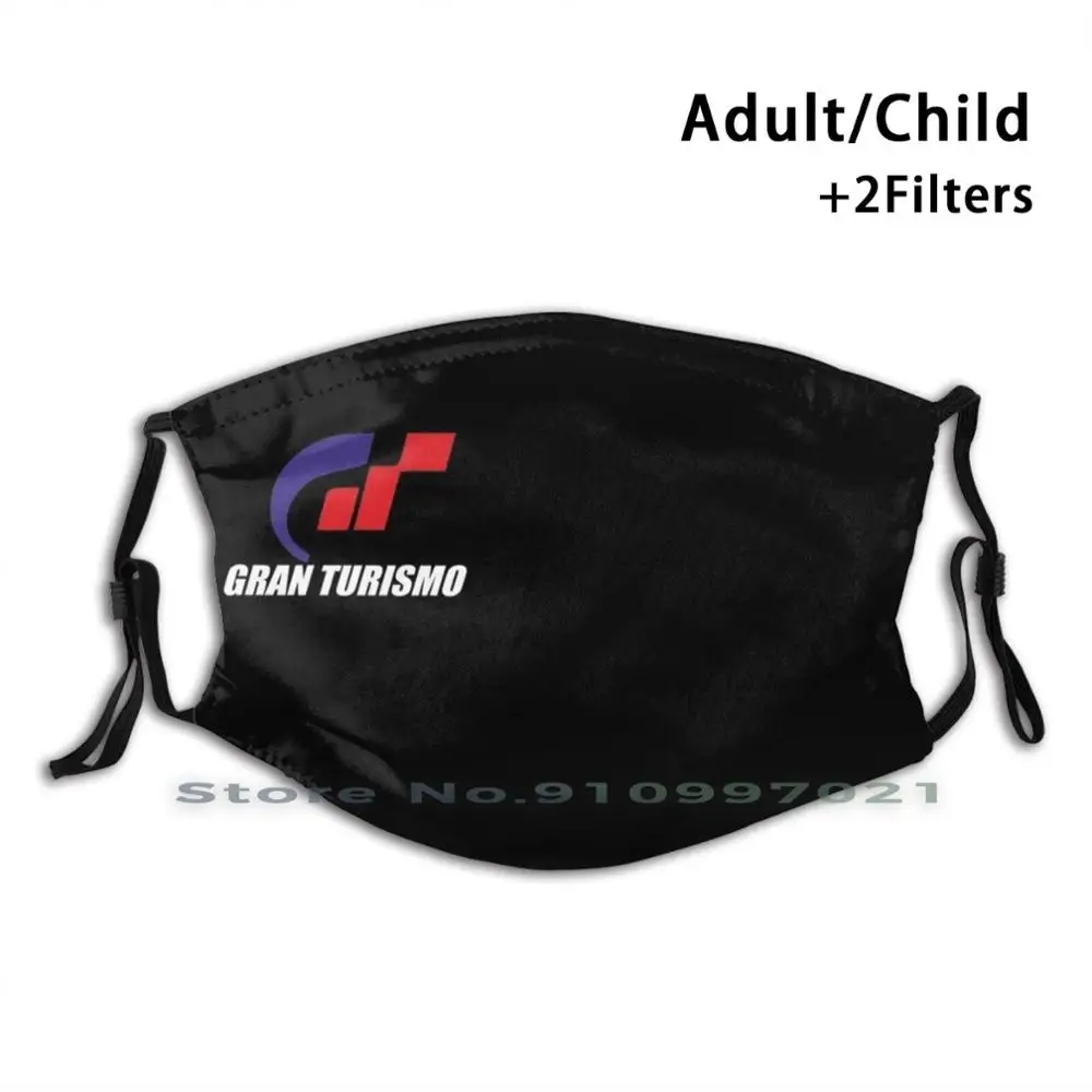 Gran Turismo Non - Jednorázové Ústa Tváře Masky Pm2.5 Filtry Pro Dítě, Dospělého Gran Turismo Auto, Rally Závodní Hry, Sport 2