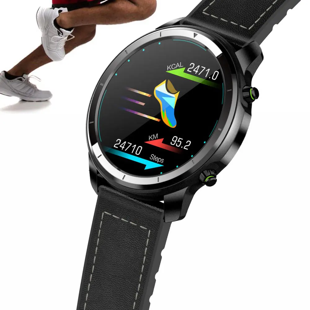 H15 Chytré Hodinky, Muži Plné Dotykové 360*360 HD Displej Krve, srdeční frekvence Měřit Fitness Tracker Bezdrátové Nabíjení Keramiky Smartwatch m3 5