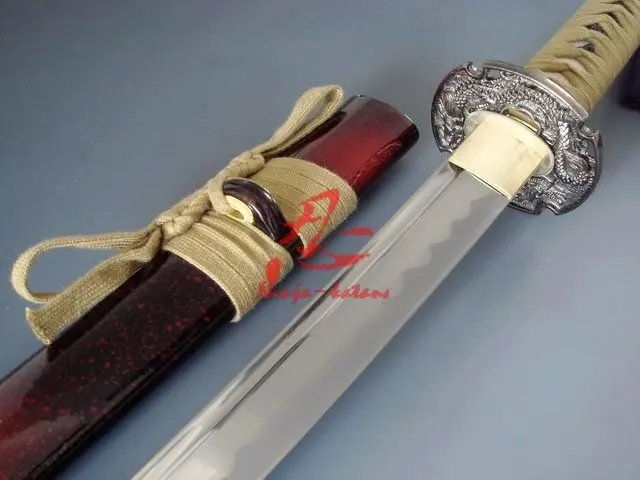 Handforged jp dragon katana neostrý okraj pro iaido meč 0