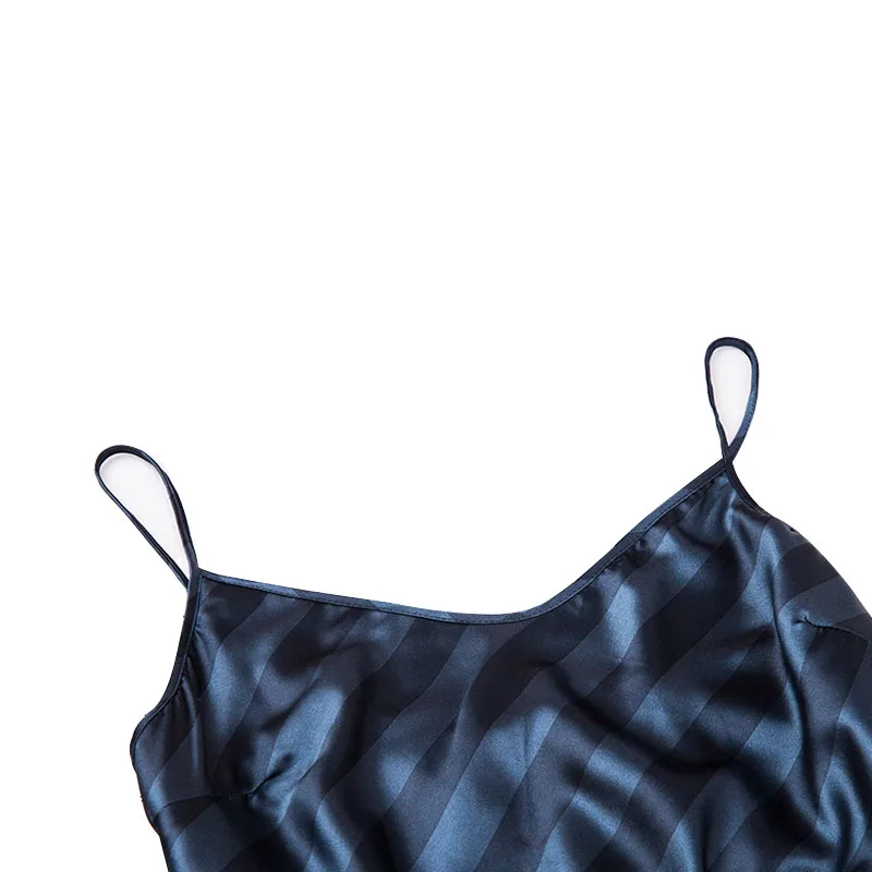 Hedvábí sexy pyžamo dámské letní zábal hrudníku šortky dvoudílný oblek domácí oblečení tenké 2