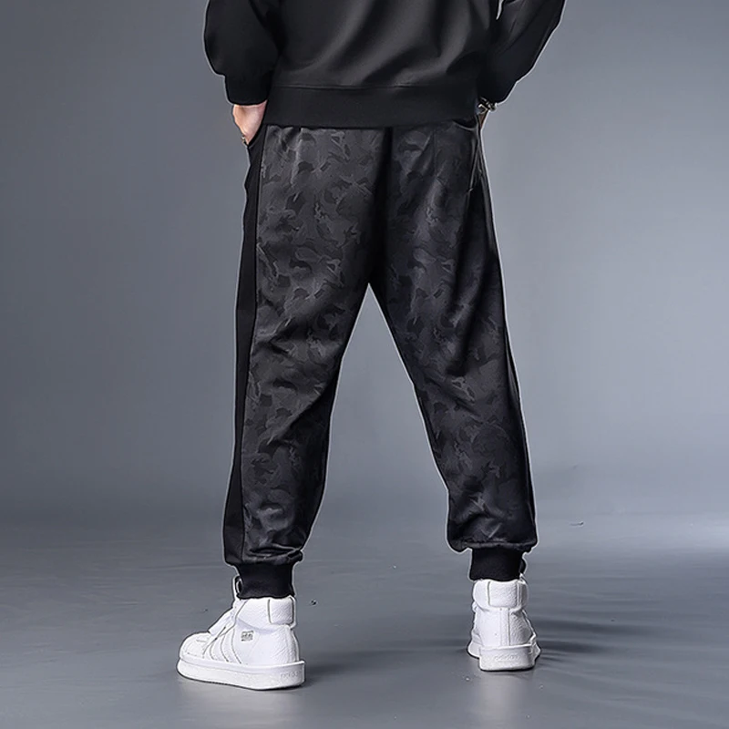 Hip Hop Streetwear Tisk Kalhoty Pánské Oversize Kalhoty Tepláky Muž Jogger Kalhoty Plus Szie 6XL, 7XL HX415 4