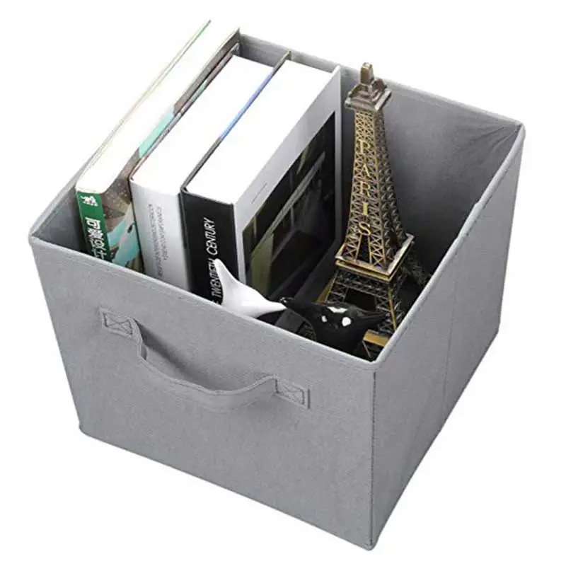 Hot Prodej Non-Tkané Tkaniny Kniha Drobnosti Textilie Storage Box Cube Zásobníky Hadříkem Organizátor Koše Skládací Skříň Zásuvky Zásobníků 3