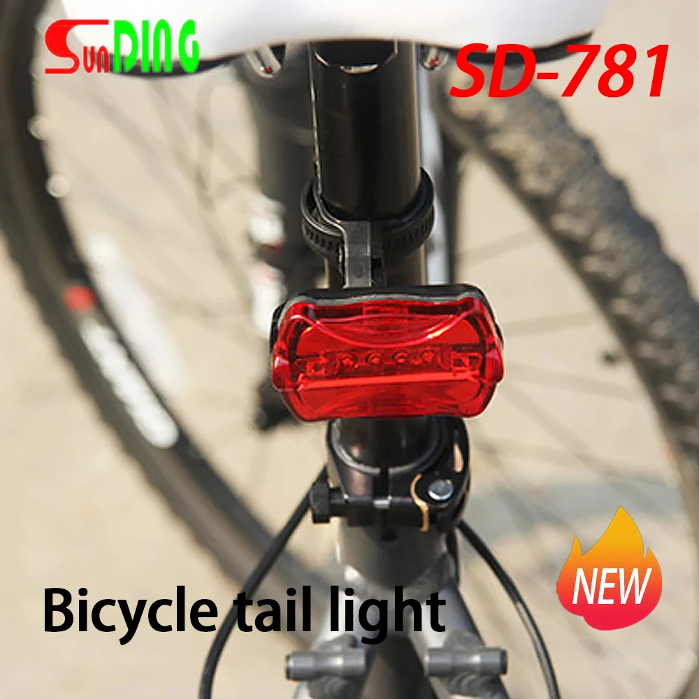 Hot prodej sunding SD-781bicycle Světlo LED koncové Světlo pro Noční Jízda Zvýraznit zadní Světlo Vodotěsné Kolo zadní Světlo 1