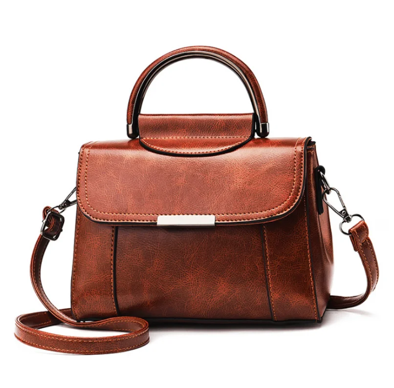 Hot styl hot prodej dámské straně nákladního taška přes rameno retro typ dámský patent-kožené pouzdro 5