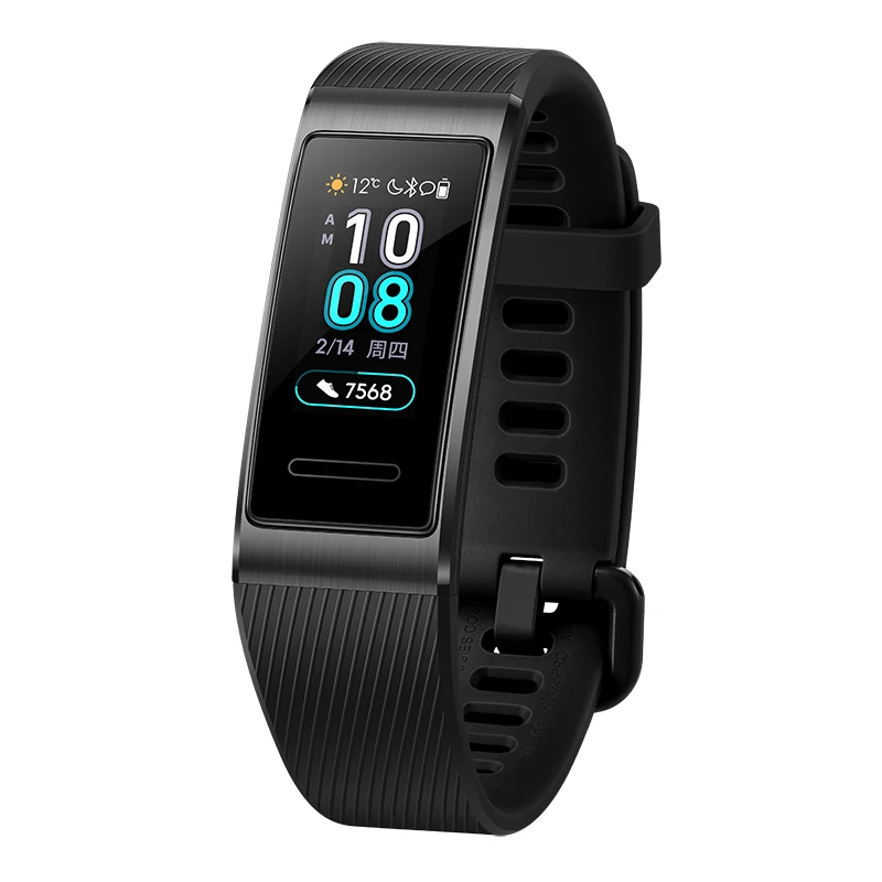 Huawei Band 3/Band 3 Pro All-in-One Fitness Aktivity Tracker,5ATM Odolnost proti Vodě pro Plavání Srdeční Frekvence Monitoru vestavěný GPS+NFC 0