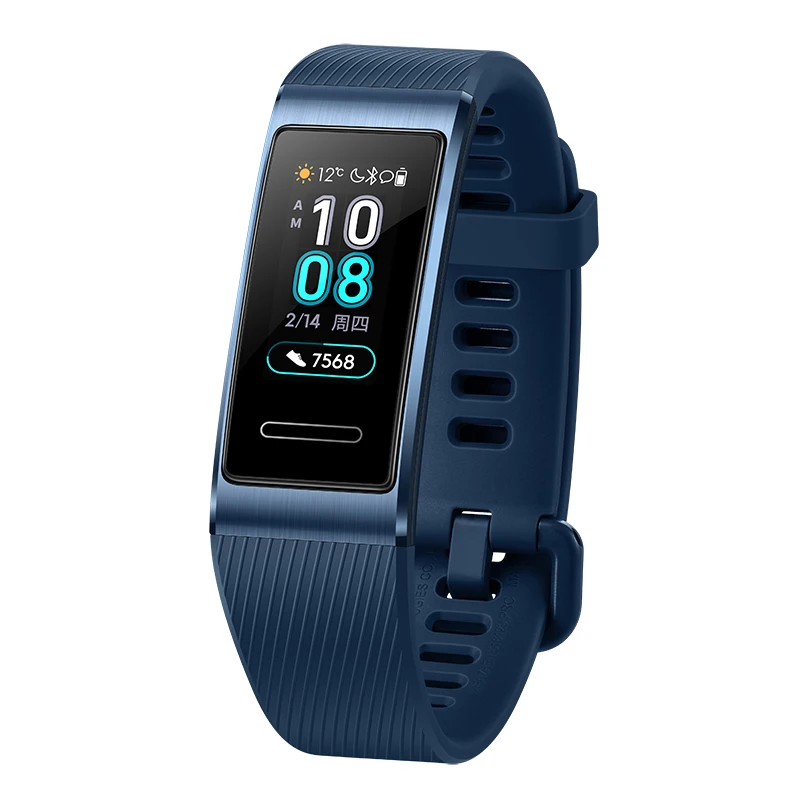 Huawei Band 3/Band 3 Pro All-in-One Fitness Aktivity Tracker,5ATM Odolnost proti Vodě pro Plavání Srdeční Frekvence Monitoru vestavěný GPS+NFC 3