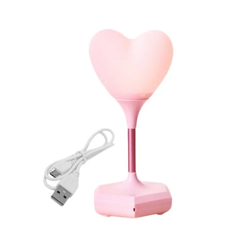HZFCEW Domů Krásné Romantické USB Nabíjecí Dotek Růže Noční Světlo Ložnice Atmosféru Růže Silikonové Noční Lampa Harmily FR188 4