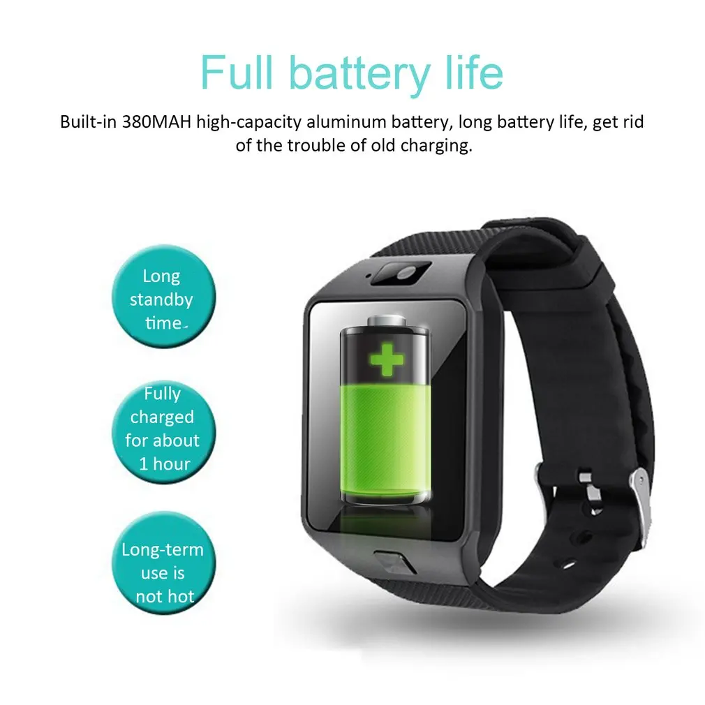 Inteligentní Hodinky Dz09 Zlato Stříbro Hodinky Smartwatch Pro Ios Pro Android Sim Karty, Fotoaparát, Hodinky 4