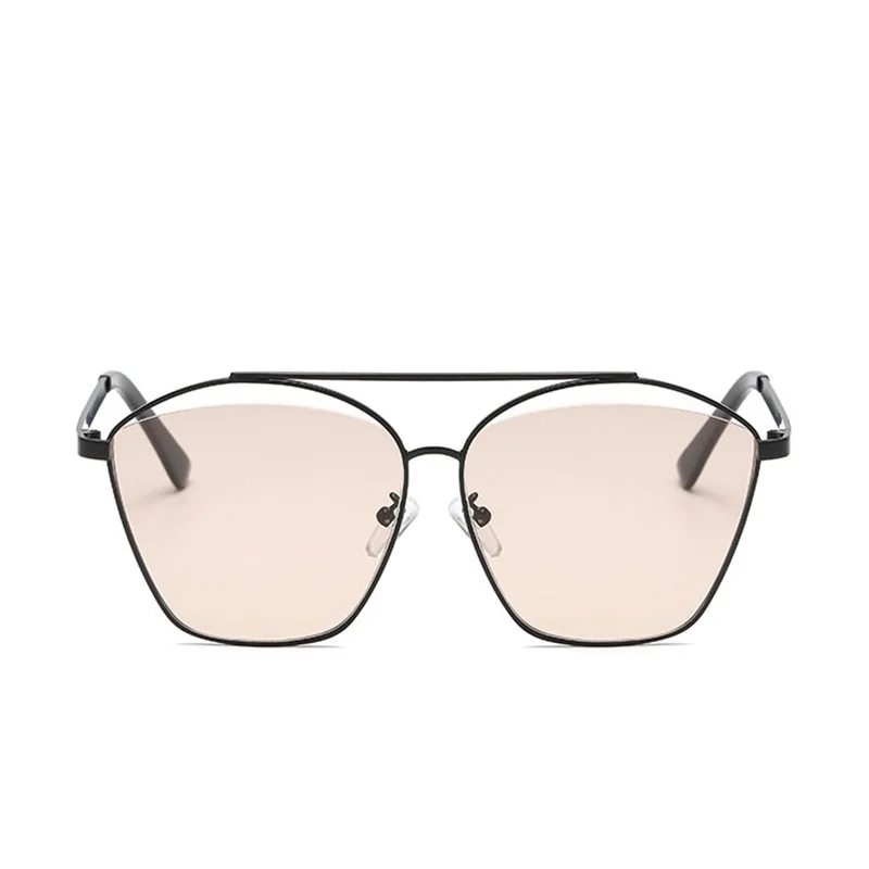 Jedinečné Čtvercové Slitiny sluneční Brýle Pro Ženy 2020 Módní Vintage Duté Brýle Gradient Sluneční Brýle Ženy Módní Brýle UV400 1
