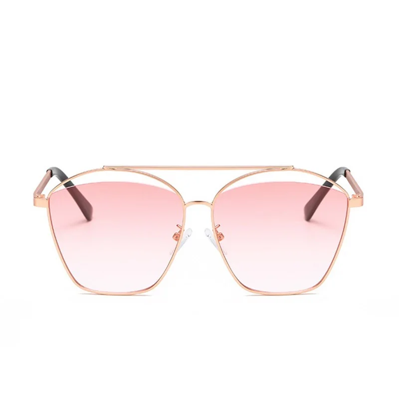 Jedinečné Čtvercové Slitiny sluneční Brýle Pro Ženy 2020 Módní Vintage Duté Brýle Gradient Sluneční Brýle Ženy Módní Brýle UV400 2