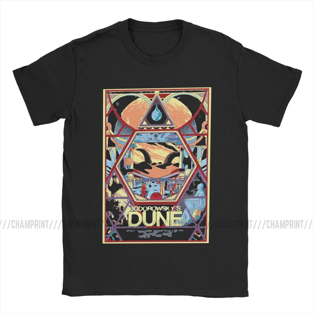 Jodorowsky ' s Dune Dokumentární Film Plakát T-Košile pro Muže Kreativní Tričko Round Neck Krátký Rukáv T Košile Plus Velikost Topy 0
