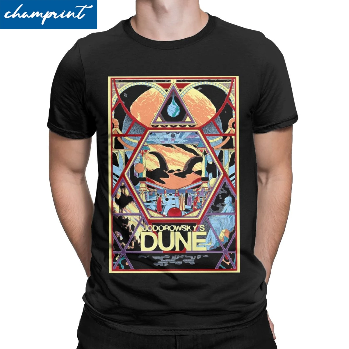 Jodorowsky ' s Dune Dokumentární Film Plakát T-Košile pro Muže Kreativní Tričko Round Neck Krátký Rukáv T Košile Plus Velikost Topy 1