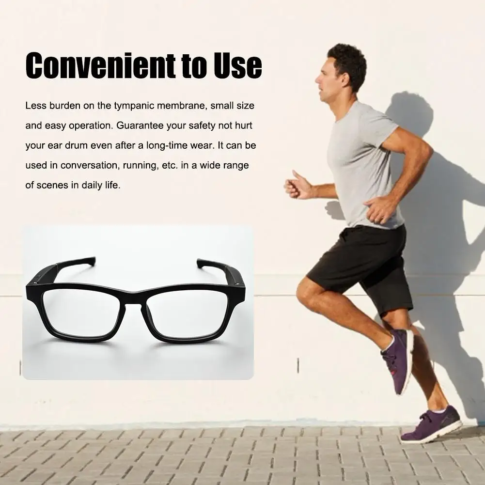 K1 Audio Brýle Smart Wireless Bluetooth 5.0 Sluchátka Sportovní Brýle Anti-Blue Bluetooth Brýle Pro Muže, Ženy, Módní Brýle 4