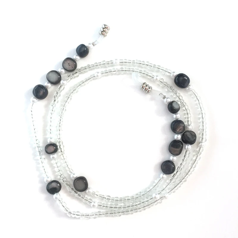 Kachawoo pearl korálek řetězce brýle krku kabel pro ženy módní doplňky pro dámy, sluneční brýle, řetěz, držák 2