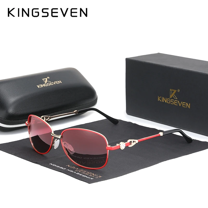 KINGSEVEN Módní Sluneční Brýle Pro Ženy Polarizované Gradient sluneční Brýle, Ženy, Luxusní Design oculos Dámy Trendy Odstíny Styly 2