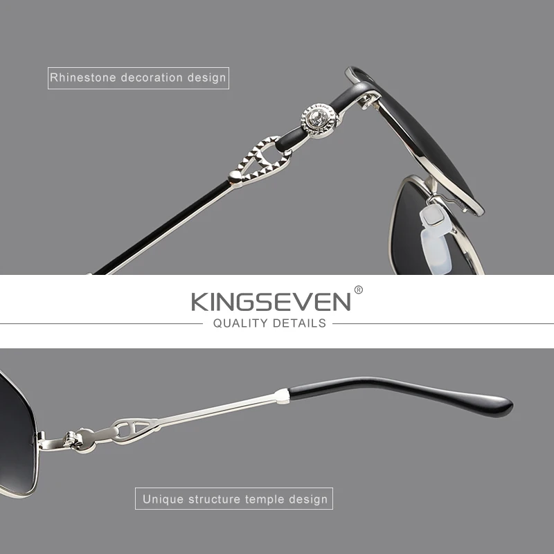 KINGSEVEN Módní Sluneční Brýle Pro Ženy Polarizované Gradient sluneční Brýle, Ženy, Luxusní Design oculos Dámy Trendy Odstíny Styly 3