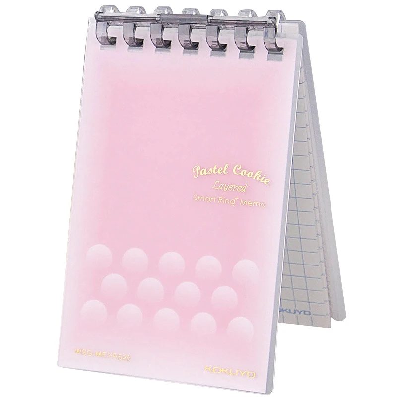 KOKUYO Mini Volných Listů Pojiva Notebook Pastelové Cookie Série Campus Inteligentní Ring Memo Poznámka Náhradní Core Portable WSG-MER520 4