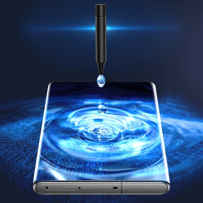 Kompletní Kryt Anti Blue Liquid a UV Lepidlo Tvrzené Sklo Pro Samsung Galaxy Note 20 Ultra Screen Protector Pro Samsung S20 Plus Ultra 2