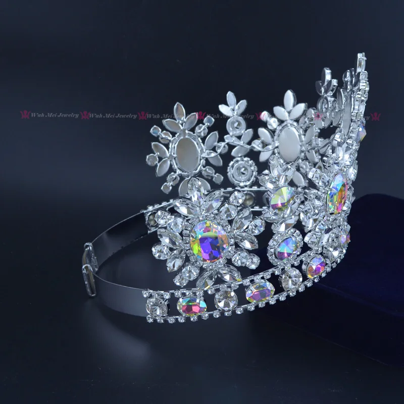 Korunky krásy Australské Drahokamu Crystal svatební Svatební Šperky Diadém Módní Vlasové Doplňky Pro Ženy, Nastavitelný mo225 2