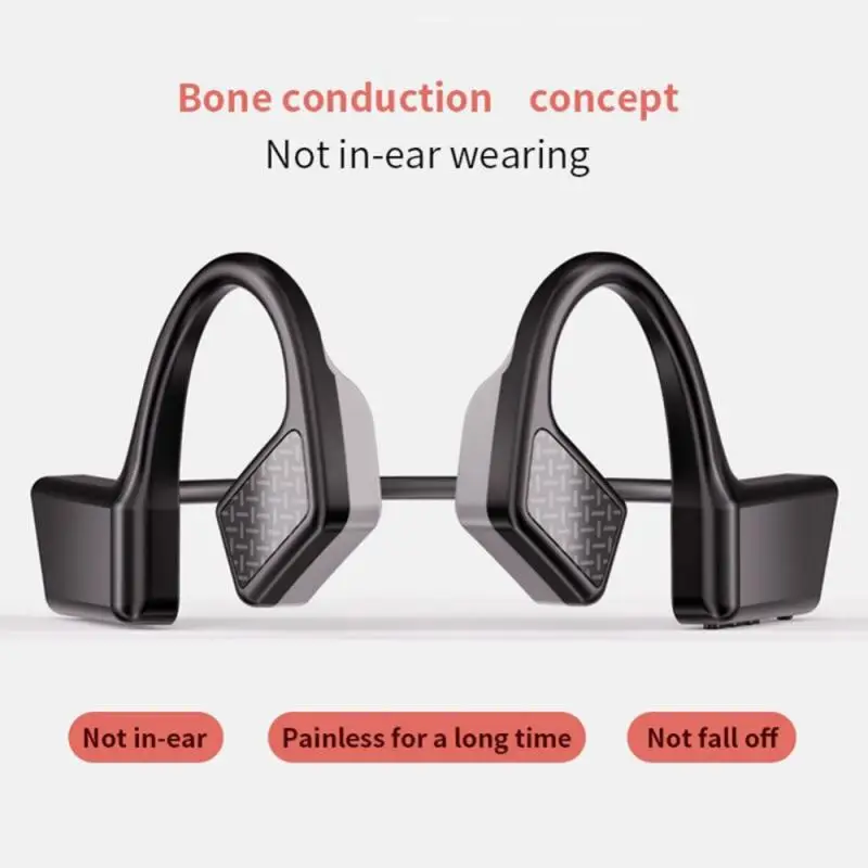 Kostní Vedení Bezdrátová Sluchátka Bluetooth 5.1 Sluchátka Běží Open-Ear Redukce Šumu Sluchátka 0