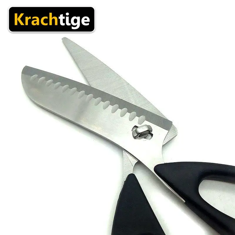 Krachtige 5 Inch Z Nerezové Oceli Multifunkční Nůžky Maso Řez Nůžky Kuchyňské Nůžky Shredde Vyměnitelné Kuchyňský Nůž 2