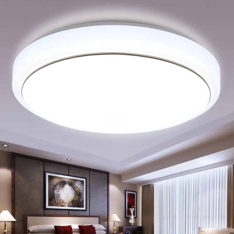 Kreativní Kolo přisazená LED Stropní Světlo, Moderní AC90-260V Chladné Bílé Akrylové Stropní Svítidlo Pro Koupelny, Obývací Pokoj Foyer 2