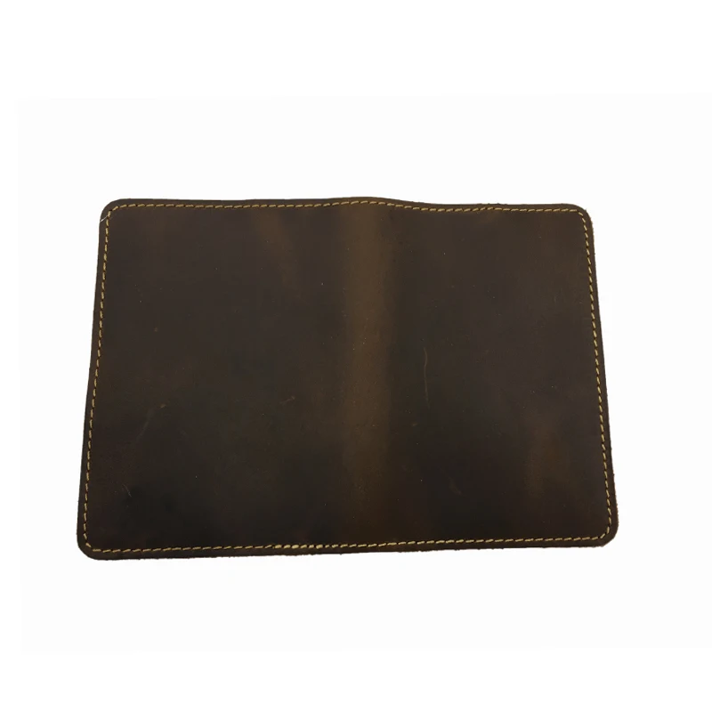 Krátké pánské tmavě hnědé peněženky z pravé kůže solidní kabelku 5