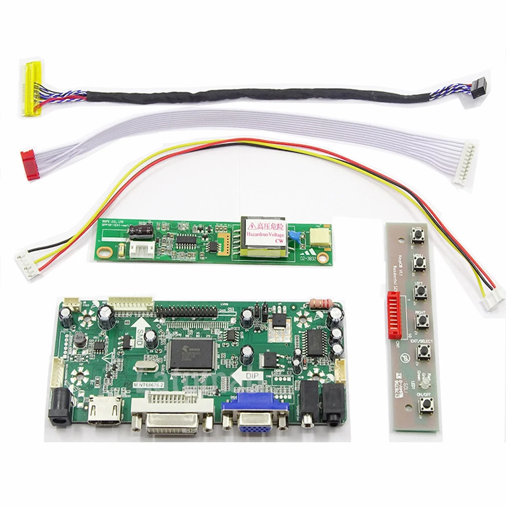Latumab Nové LCD LED Controller Board Řidiče, kit pro LTN140W1-L01 HDMI + DVI + VGA 4