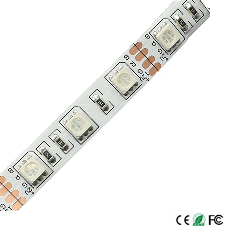 LED pásek 5050 DC12V Flexibilní LED Světlo 60 LED/m 5m/mnoho RGB 5050 Super Bright LED pásek.5m/mnoho Červená/Zelená/Žárovka//Teplé/Studené/RGB 5