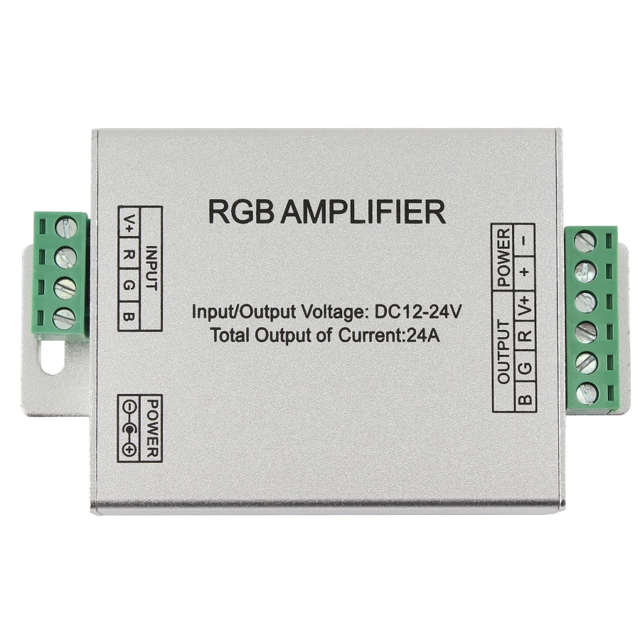 LED RGBW RGB Dálkový Ovladač Zesilovač Kanálový Výstup 12V - 24V 24A RGBW 4 RGB LED Dálkový Ovladač Strip Moc Opakovač RGBW 2