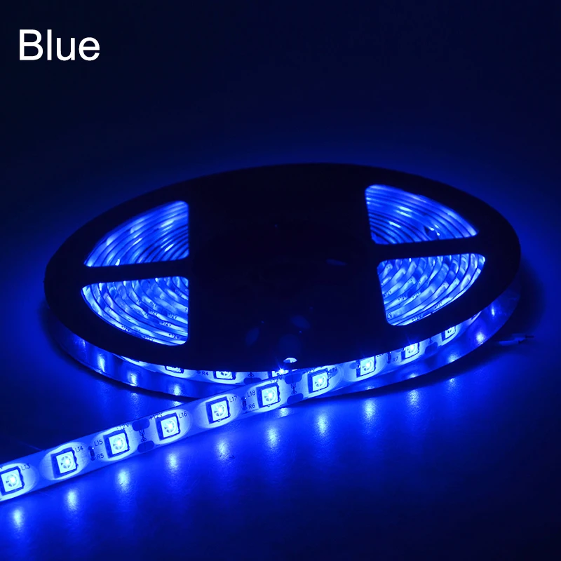 LED Strip Světlo 5m 5050 RGB Dioda Pásky Pásky Lampa 60 Led/m, Pozadí Noční 6 Barvy Noční Světla 0
