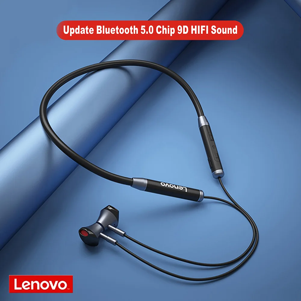 Lenovo HE06 Bluetooth 5.0 Sluchátka Bezdrátová Stereo Sluchátka Sportovní Magnetické Bluetooth Headset Sportovní Běh Vodotěsné Sluchátka 3