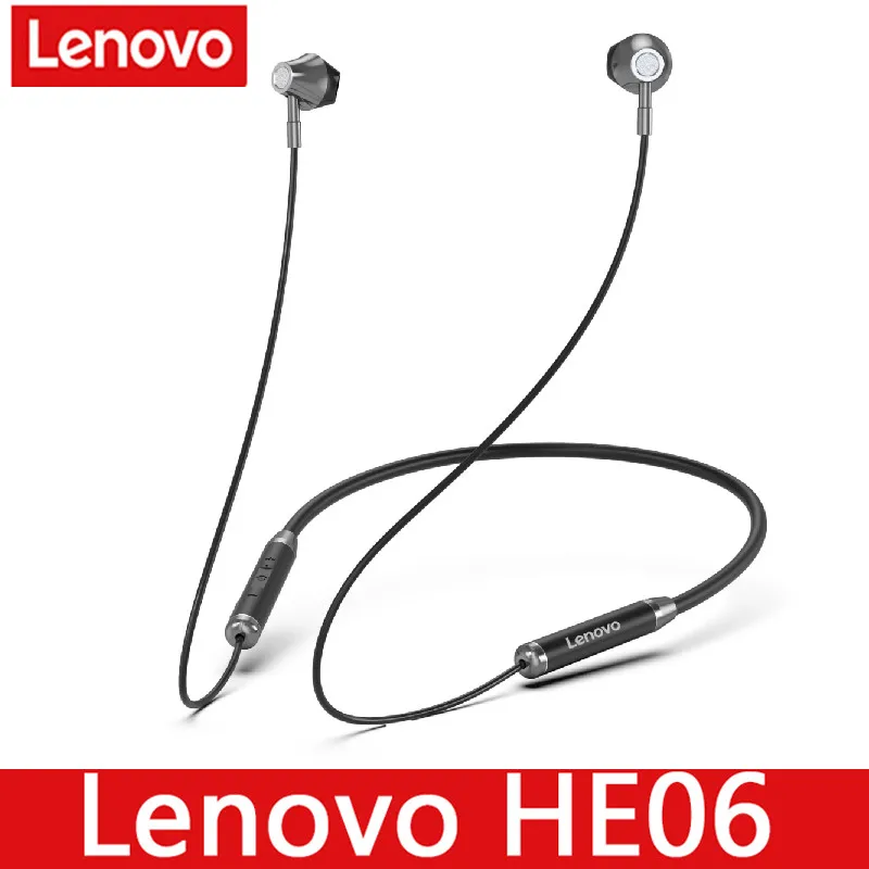 Lenovo HE06 Bluetooth 5.0 Sluchátka Bezdrátová Stereo Sluchátka Sportovní Magnetické Bluetooth Headset Sportovní Běh Vodotěsné Sluchátka 4