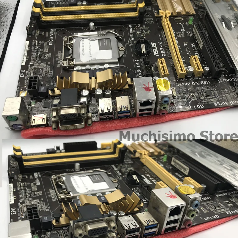 LGA 1150 DDR3 ASUS Z87-K Desktop základní Deska Intel Z87 Procesor Core i7/i5/i3 32GB PCI-E 3.0 USB3.0 Původní Použité Z87-K, základní Deska ATX 4
