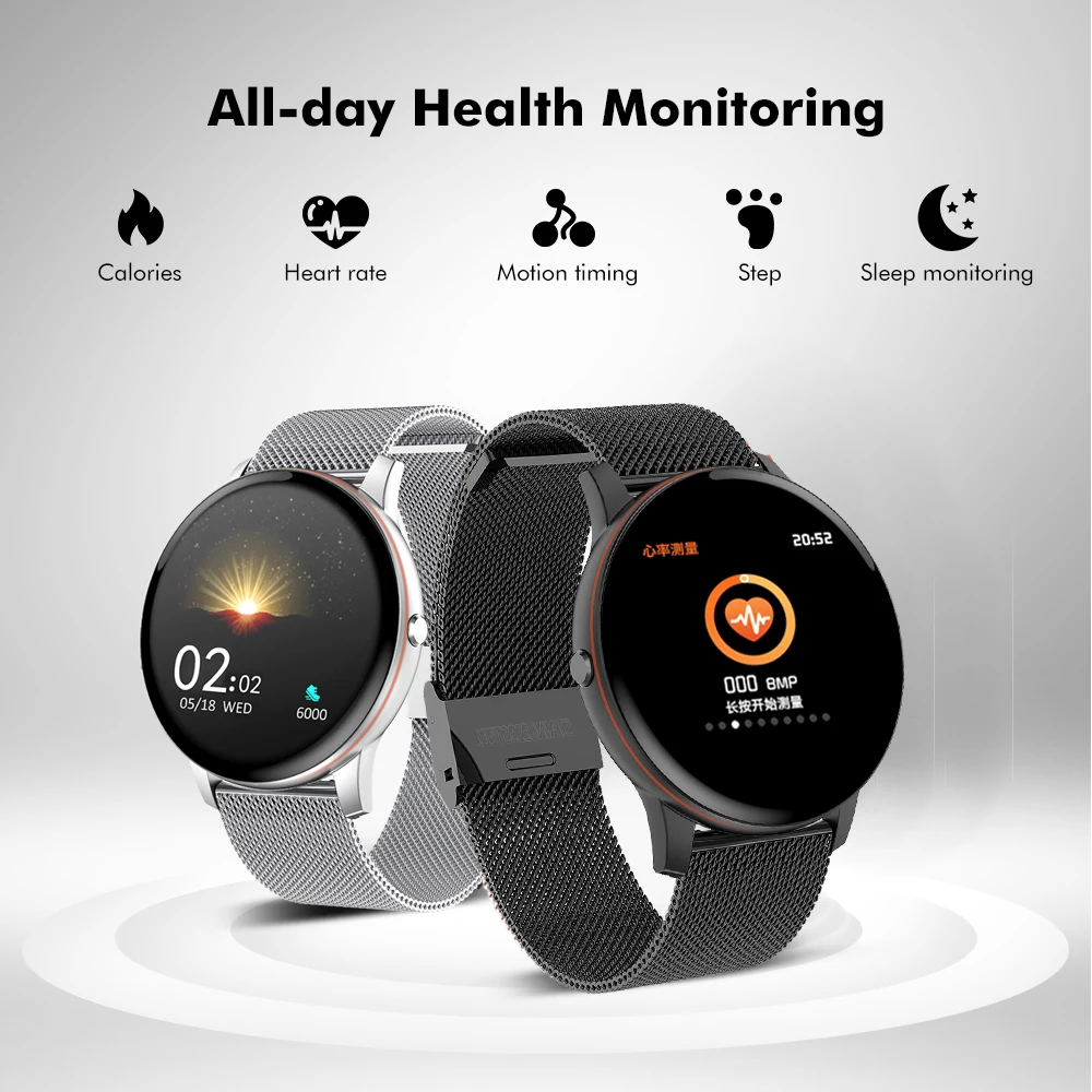 LIGE 2020 Nové Barevné Obrazovky Inteligentní Hodinky Ženy muži Multifunkční Sportovní Srdeční Frekvence, Krevní Tlak IP67 Vodotěsné Smartwatch 4
