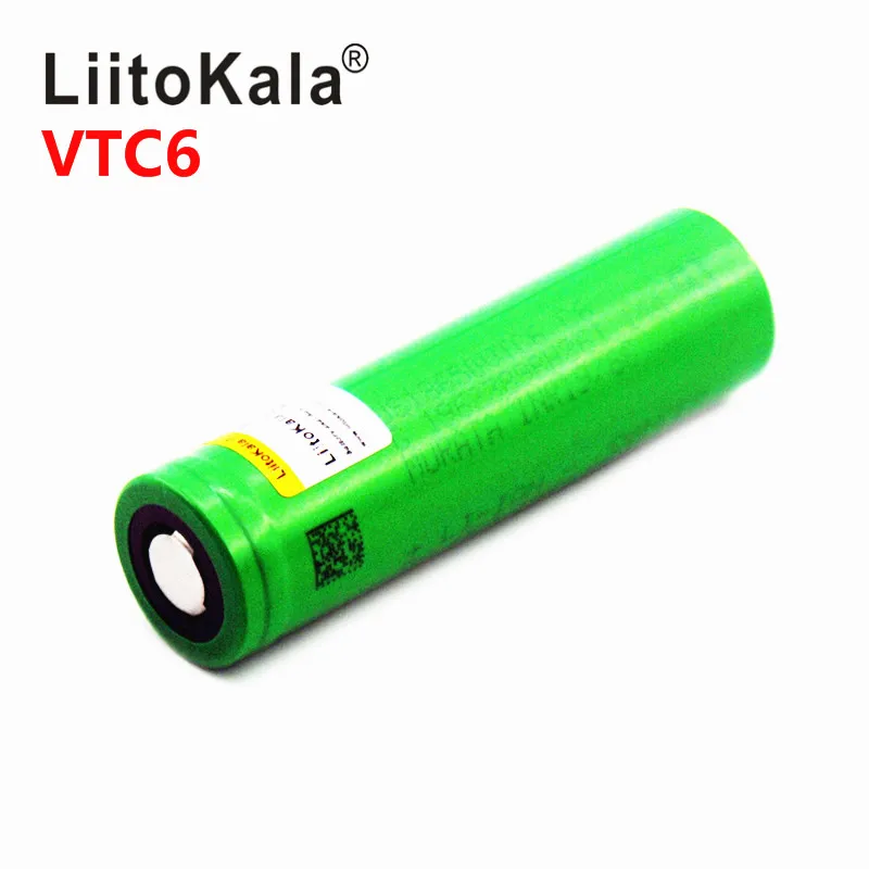 Liitokala 3.7 V 3000mAh 18650 VTC6 Li-ion Baterie 30A Absolutoria za US18650VTC6 Nástroje, baterie 2