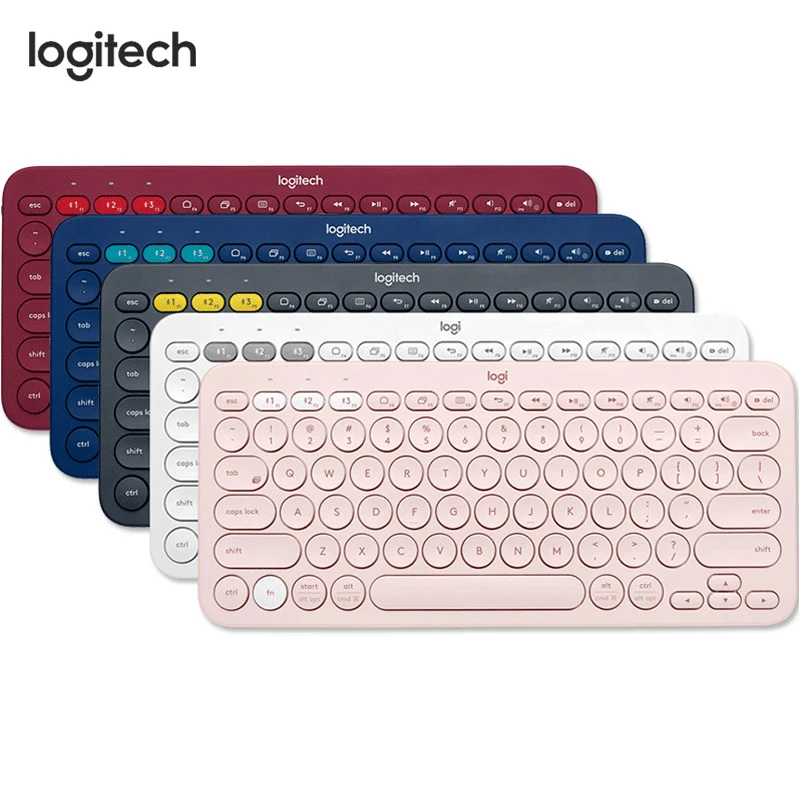 Logitech K380 bezdrátová Bluetooth klávesnice klávesnice mute klávesnice a myši sada K380, černá 1