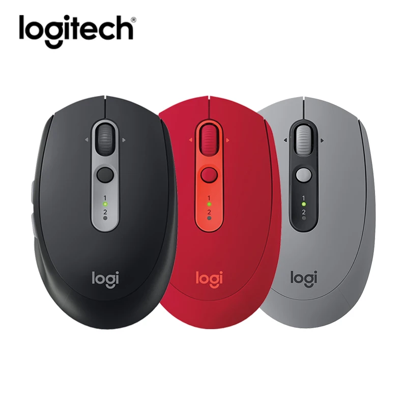 Logitech M585 Myši Bluetooth Bezdrátové Počítačové Myši M590 Tichý a PRŮTOK BT Mini Mute myš s Sjednocující Přijímač 2