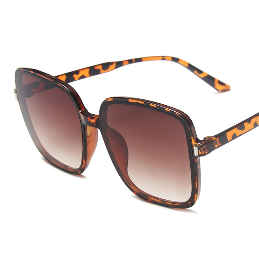 LongKeeper Nadrozměrné Náměstí Sluneční Brýle, Ženy, Luxusní Značky Značkové Brýle Vintage Sluneční Brýle Velký Rám Módní Brýle Gafas 2
