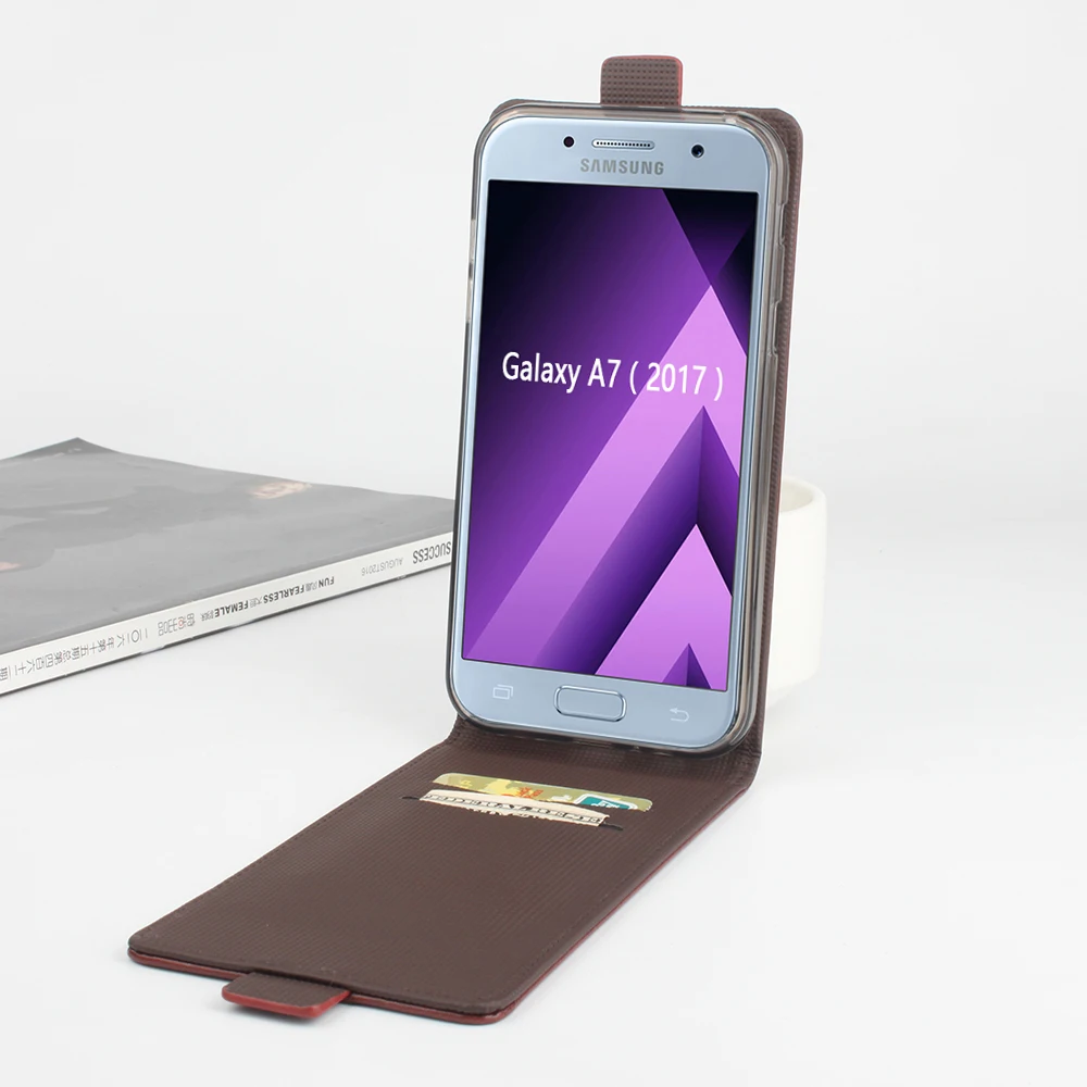 Luxusní Flip Kožené Pouzdro pro Samsung Galaxy A7 A3 A5 2017 A9 A8 Stojan Držák Peněženka Telefon Bag pro Galaxy A7 A3 A5 2016 Případě Kůže 5