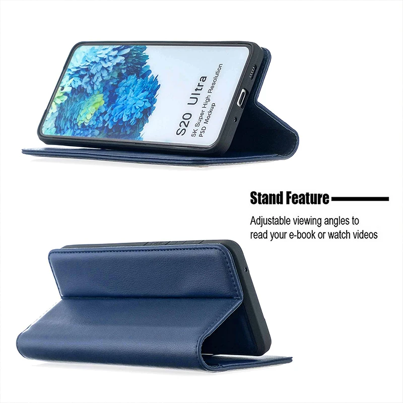 Luxusní Kožené Vyměnitelné Manetic Peněženka Pouzdro pro Samsung Galaxy S20 Ultra S10 Note20 Ochranné Telefonní Kryt Pro Sumsung S20 Plus 1