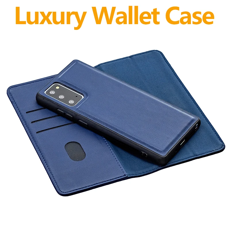 Luxusní Kožené Vyměnitelné Manetic Peněženka Pouzdro pro Samsung Galaxy S20 Ultra S10 Note20 Ochranné Telefonní Kryt Pro Sumsung S20 Plus 2