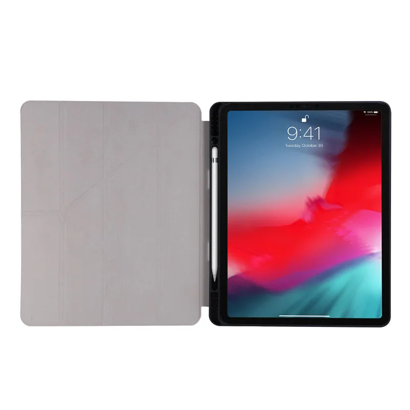 Luxusní Smart Folio Pouzdro Pro iPad Pro 12,9 2020 PU Kůže Flip Stand pouzdro pro iPad Pro12.9 4. generace 2020 Funda Capa Coque 3