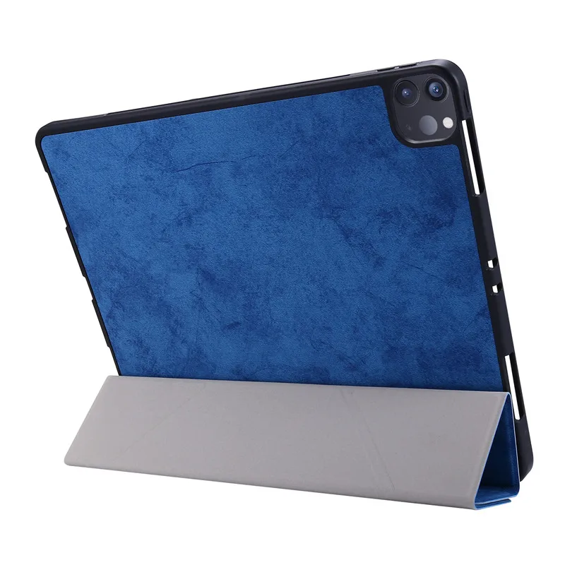 Luxusní Smart Folio Pouzdro Pro iPad Pro 12,9 2020 PU Kůže Flip Stand pouzdro pro iPad Pro12.9 4. generace 2020 Funda Capa Coque 5