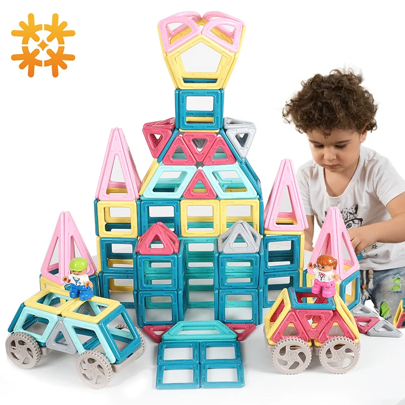 Macaron Barevné Magnetické Bloky Hračky pro Děti Magnet, Stavební Bloky Hračky Set Designer Vzdělávací Cihly Magnetické Hračky Děti 3