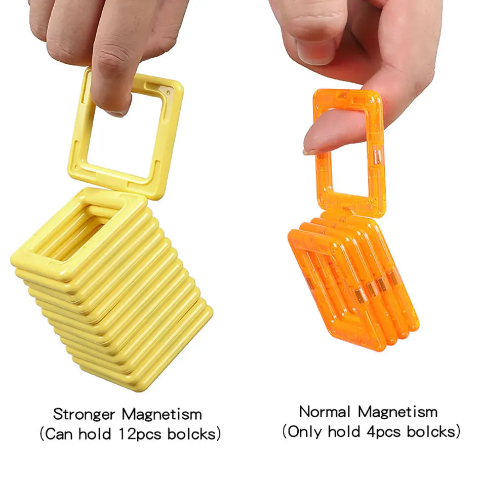 Macaron Barevné Magnetické Bloky Hračky pro Děti Magnet, Stavební Bloky Hračky Set Designer Vzdělávací Cihly Magnetické Hračky Děti 5